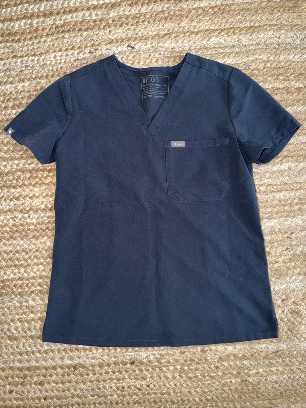 Figs Women’s “Night Sky” V-Neck Scrub Top